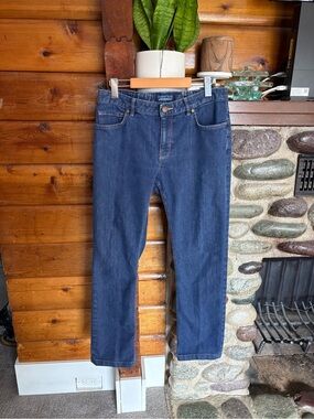Patagonia Straight Regular Dark Wash Jeans Size 31/32 Organic Cotton Denim